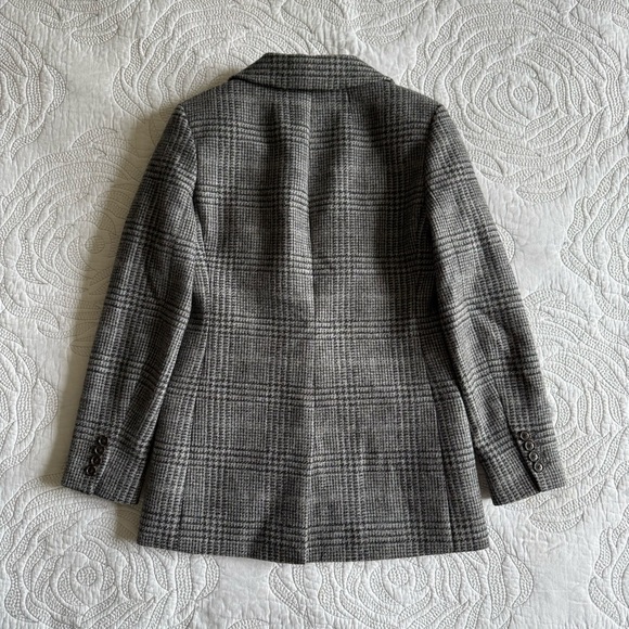 J. Crew - Willa Blazer in Houndstooth Wool - Gray Multi - Picture 12 of 14